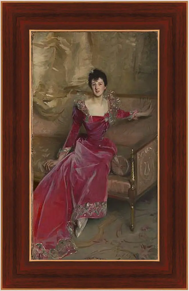 Картина в раме - Mrs. Hugh Hammersley - Госпожа Хью Хэммерсли. Джон Сингер Сарджент