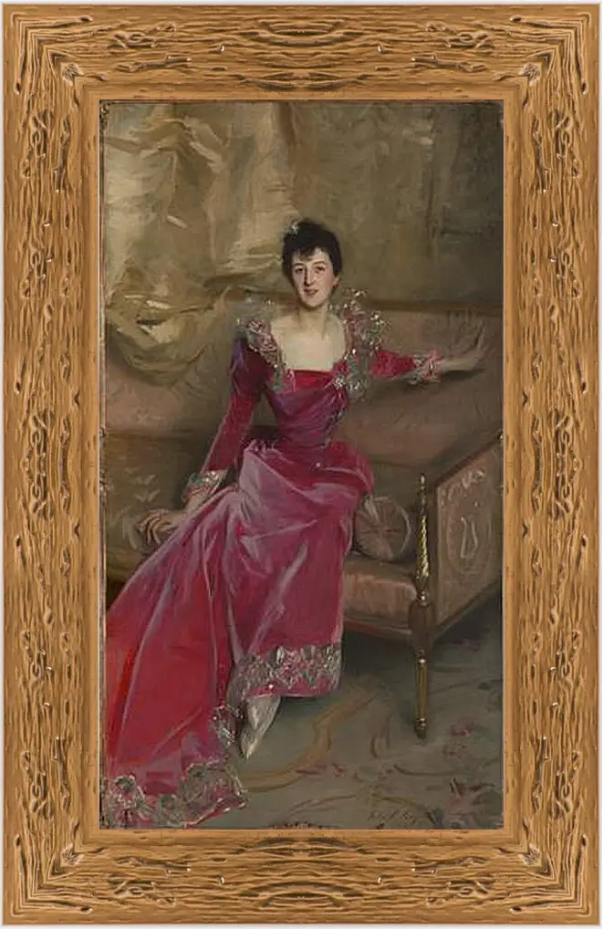 Картина в раме - Mrs. Hugh Hammersley - Госпожа Хью Хэммерсли. Джон Сингер Сарджент