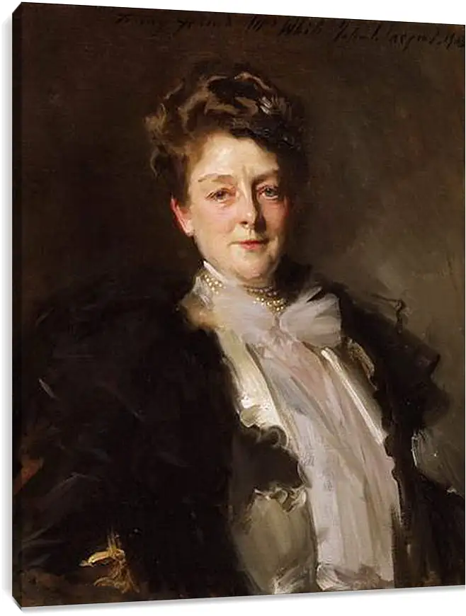 Постер и плакат - Portrait of Mrs. J. William White. Джон Сингер Сарджент
