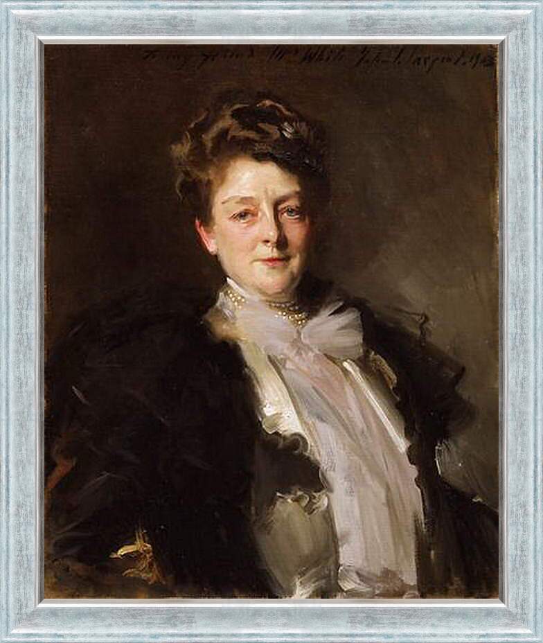 Картина в раме - Portrait of Mrs. J. William White. Джон Сингер Сарджент
