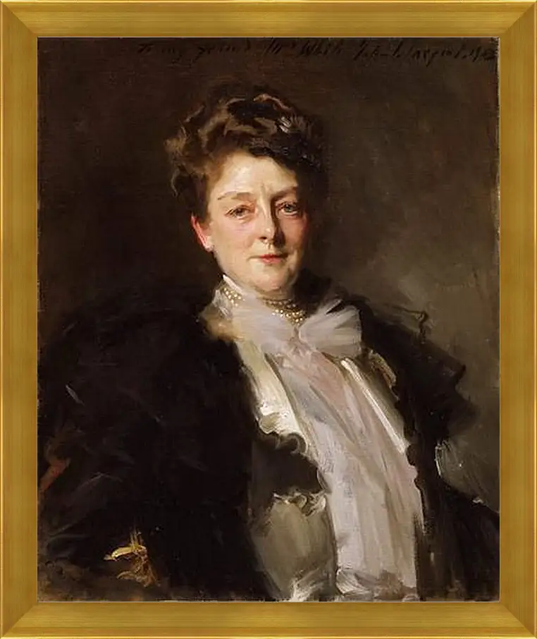 Картина в раме - Portrait of Mrs. J. William White. Джон Сингер Сарджент
