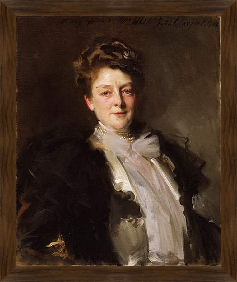 Картина в раме - Portrait of Mrs. J. William White. Джон Сингер Сарджент
