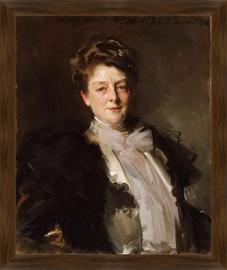 Картина в раме - Portrait of Mrs. J. William White. Джон Сингер Сарджент