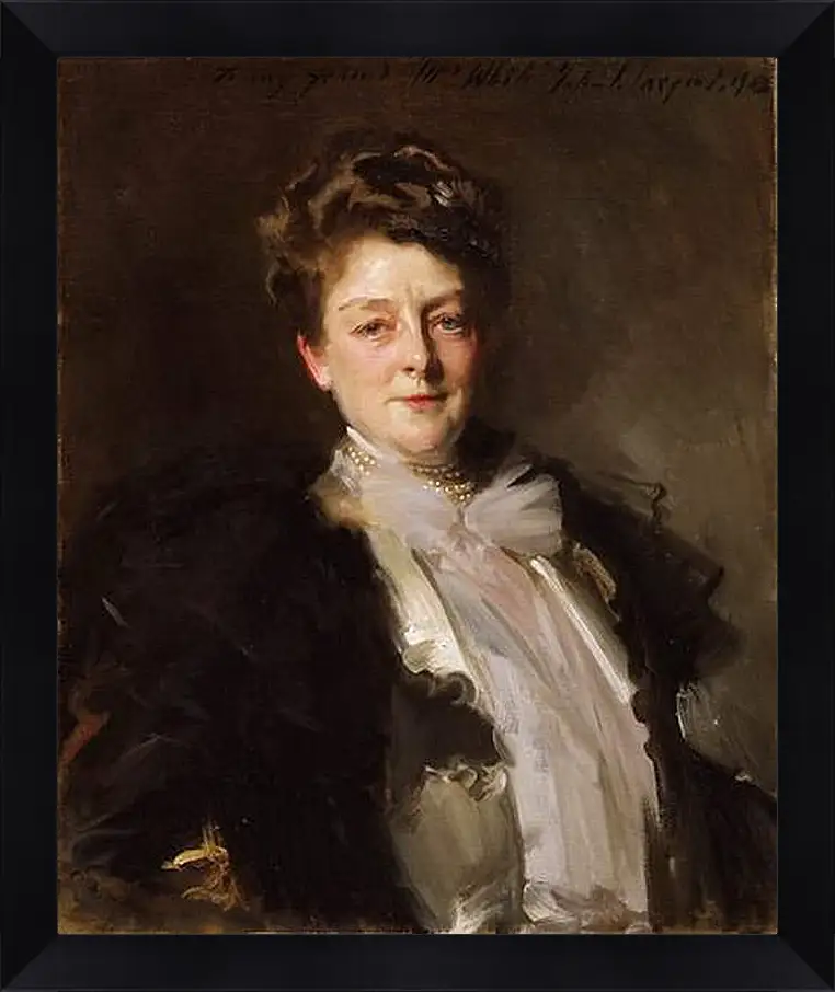 Картина в раме - Portrait of Mrs. J. William White. Джон Сингер Сарджент