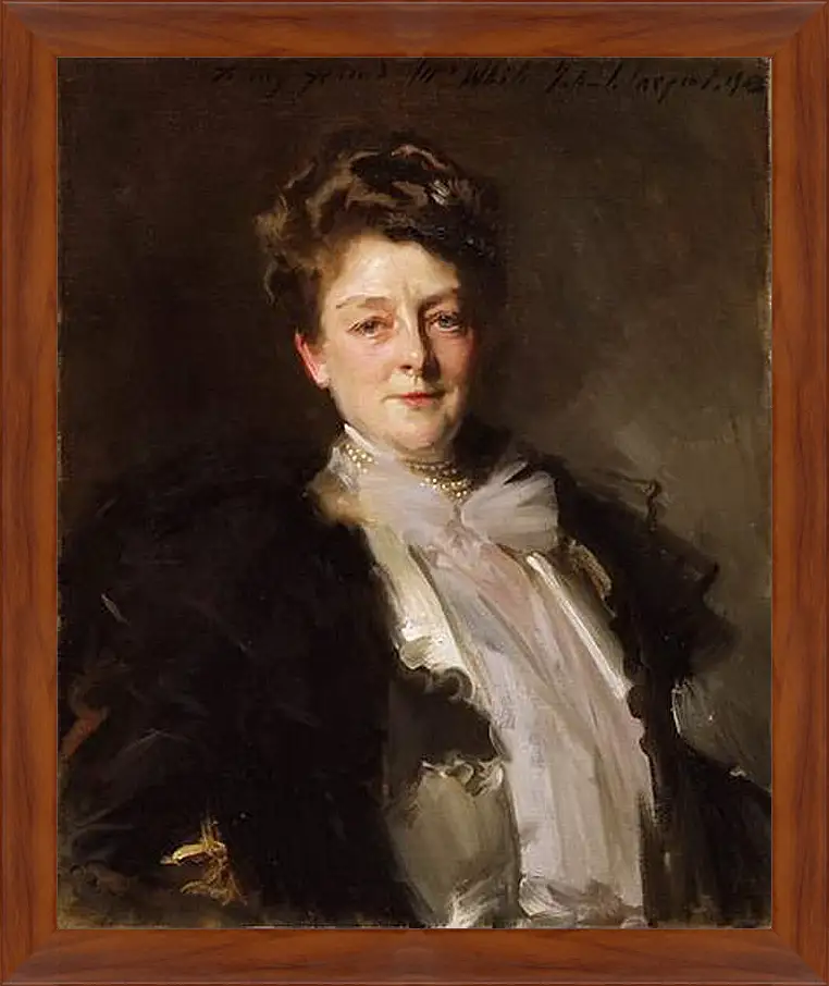 Картина в раме - Portrait of Mrs. J. William White. Джон Сингер Сарджент