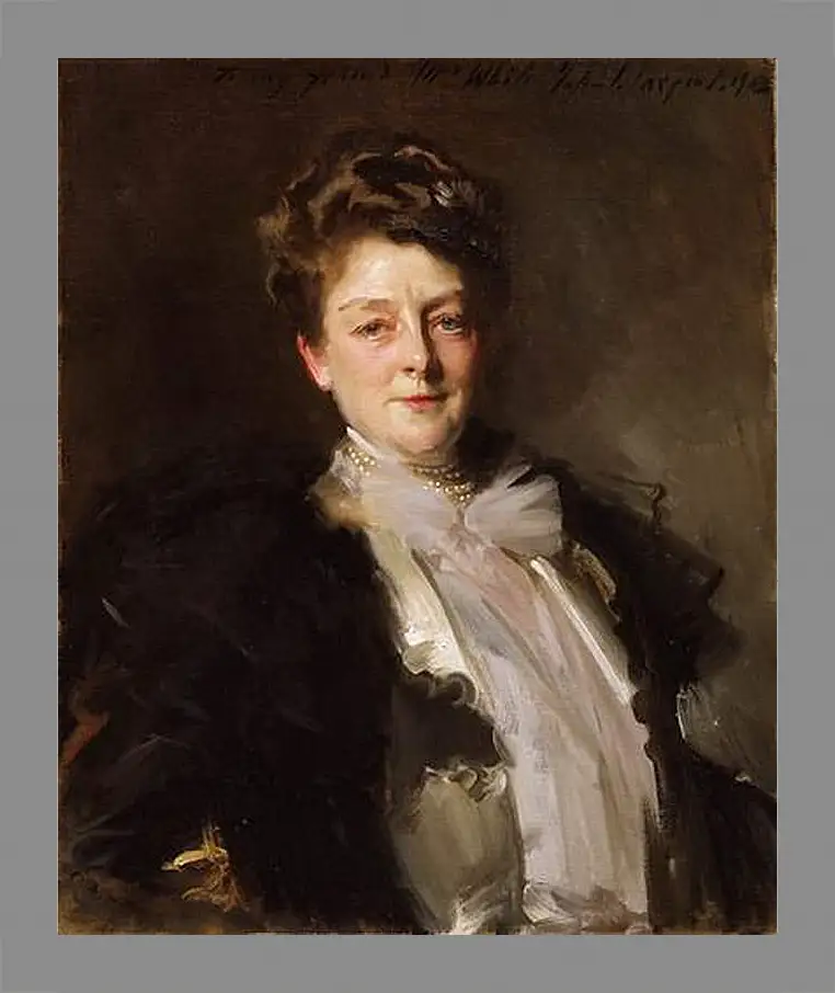 Картина в раме - Portrait of Mrs. J. William White. Джон Сингер Сарджент