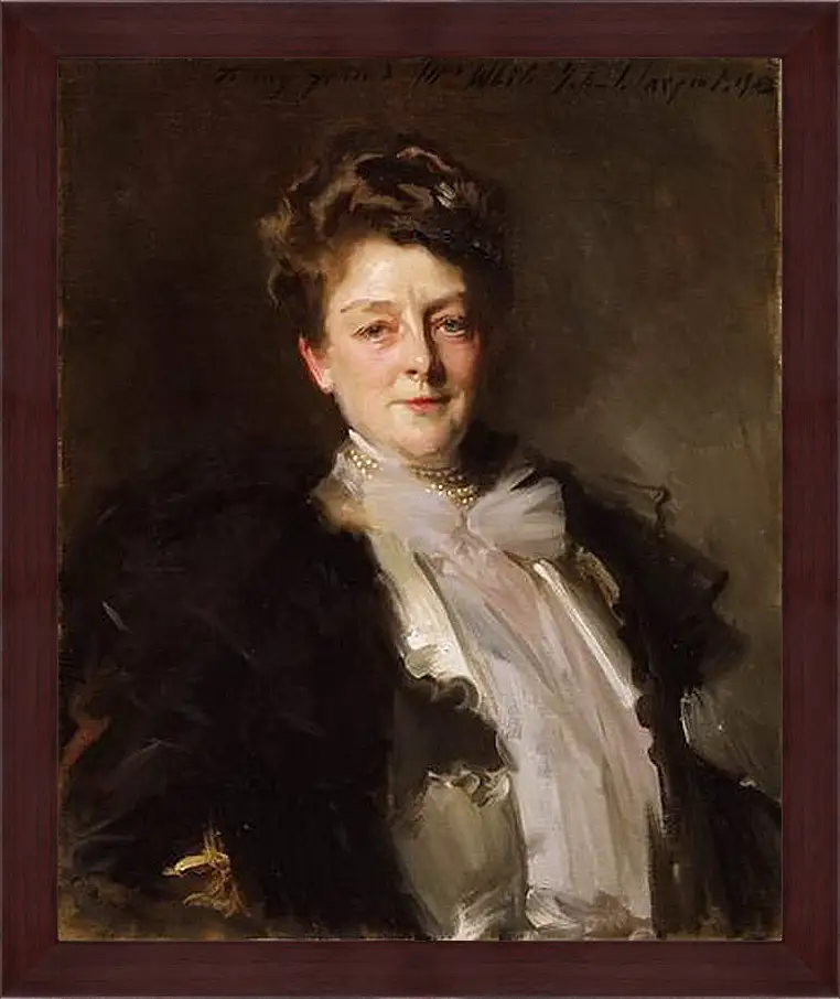 Картина в раме - Portrait of Mrs. J. William White. Джон Сингер Сарджент