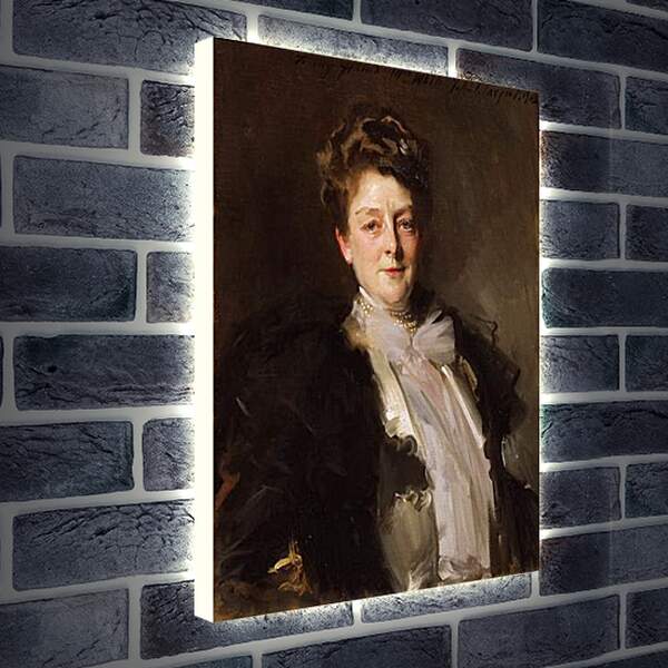Лайтбокс световая панель - Portrait of Mrs. J. William White. Джон Сингер Сарджент
