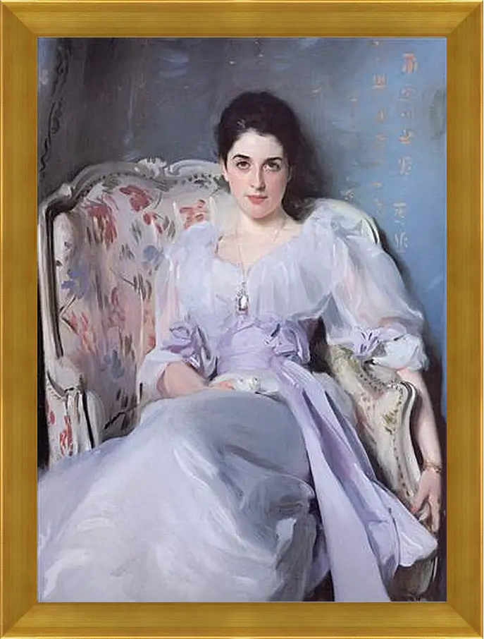 Картина в раме - Lady Agnew. Джон Сингер Сарджент