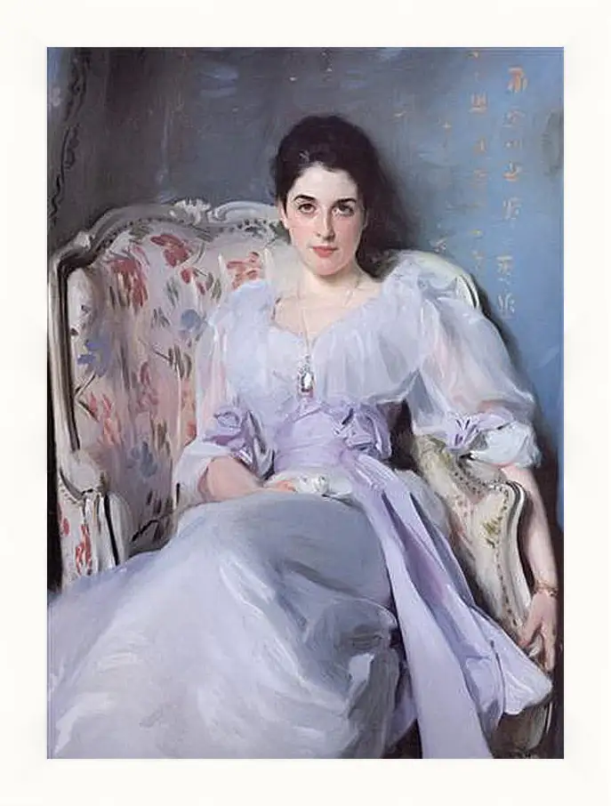 Картина в раме - Lady Agnew. Джон Сингер Сарджент
