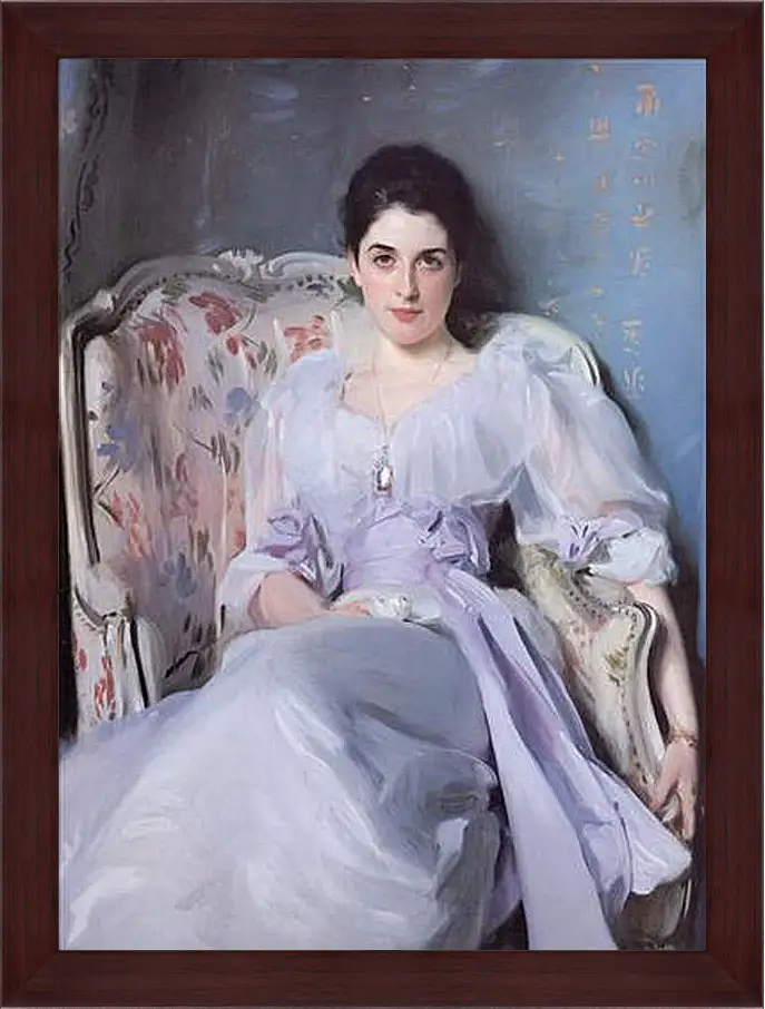 Картина в раме - Lady Agnew. Джон Сингер Сарджент