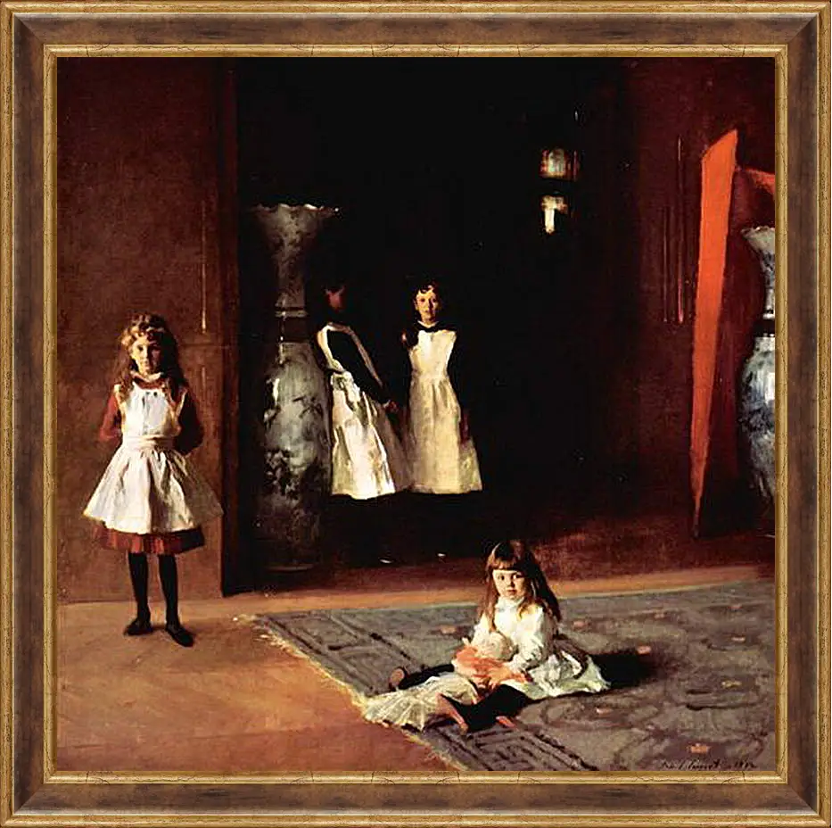 Картина в раме - The Daughters of Boit. Джон Сингер Сарджент