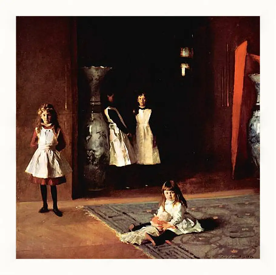 Картина в раме - The Daughters of Boit. Джон Сингер Сарджент