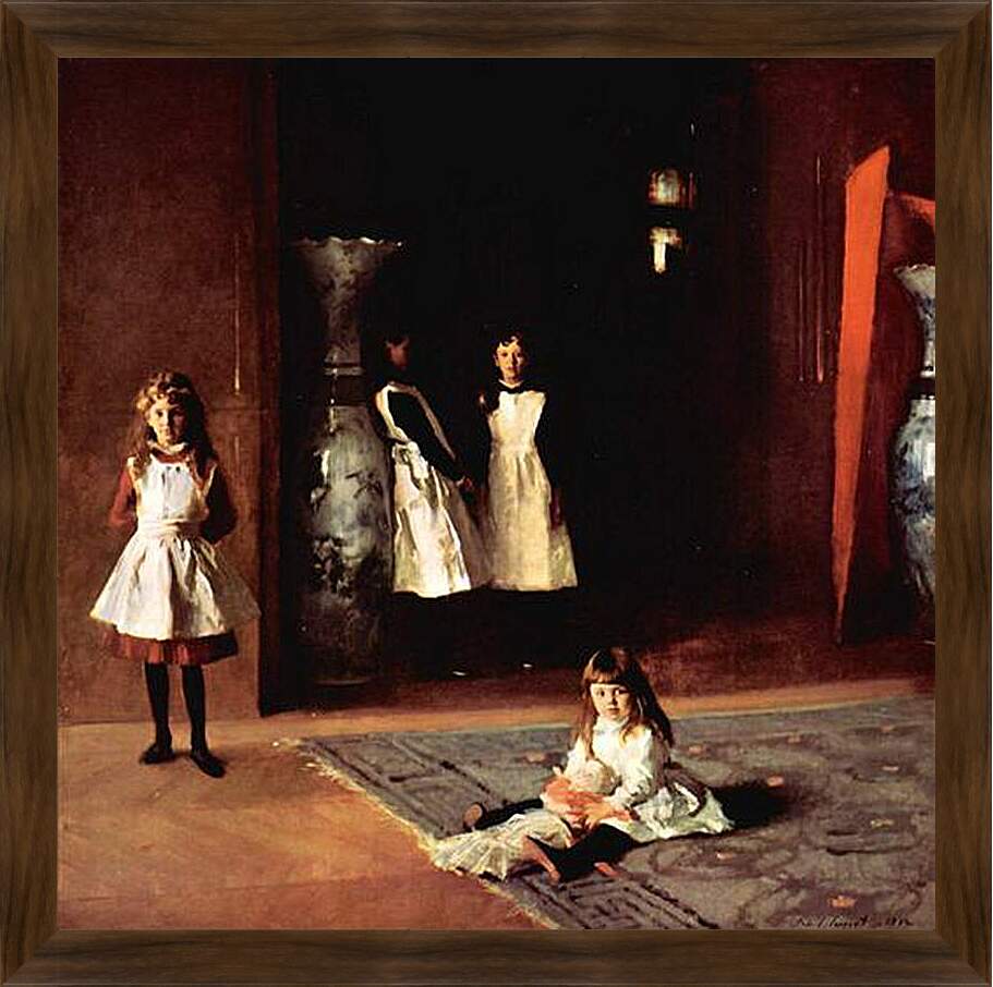 Картина в раме - The Daughters of Boit. Джон Сингер Сарджент
