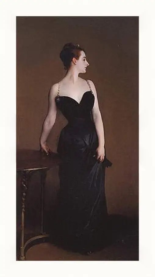 Картина в раме - Madame X. Джон Сингер Сарджент