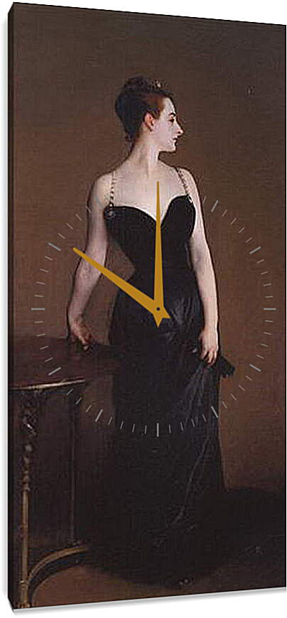 Часы картина - Madame X. Джон Сингер Сарджент
