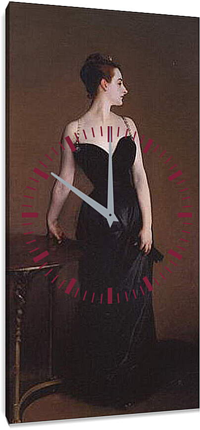 Часы картина - Madame X. Джон Сингер Сарджент
