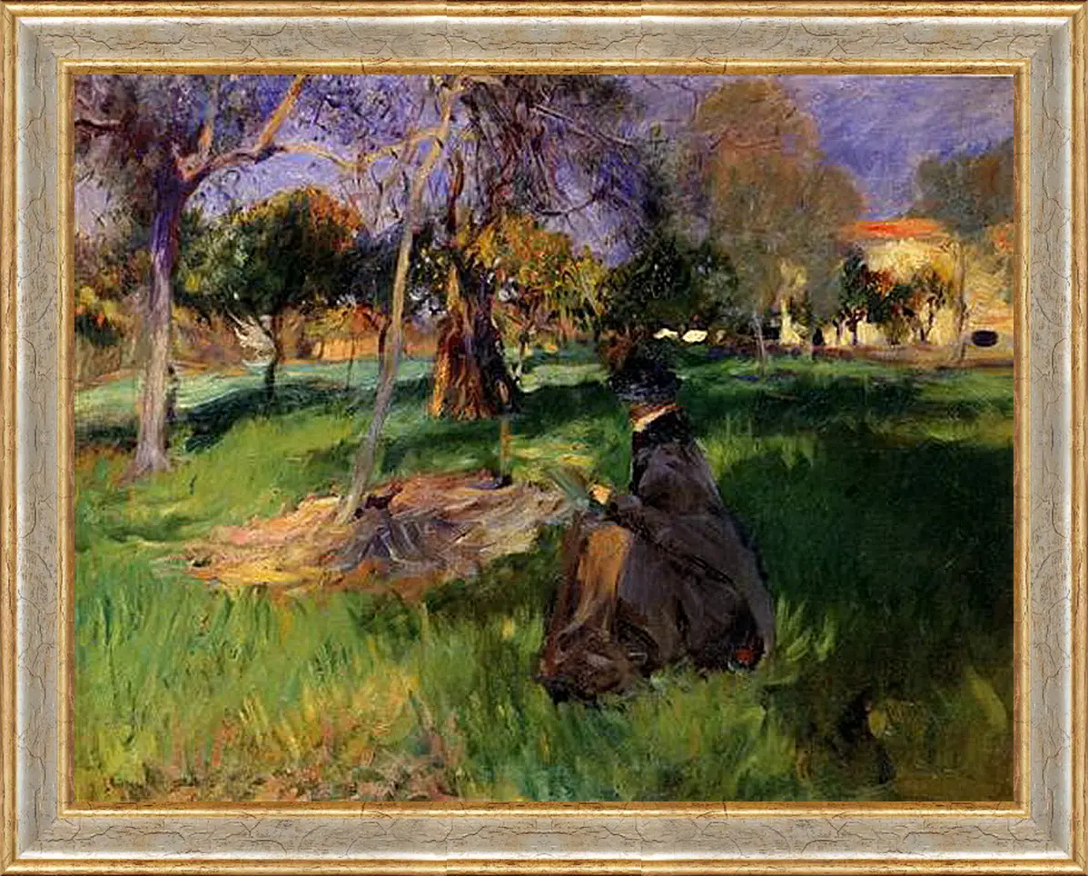 Картина в раме - In a Garden - In the Orchard. Джон Сингер Сарджент