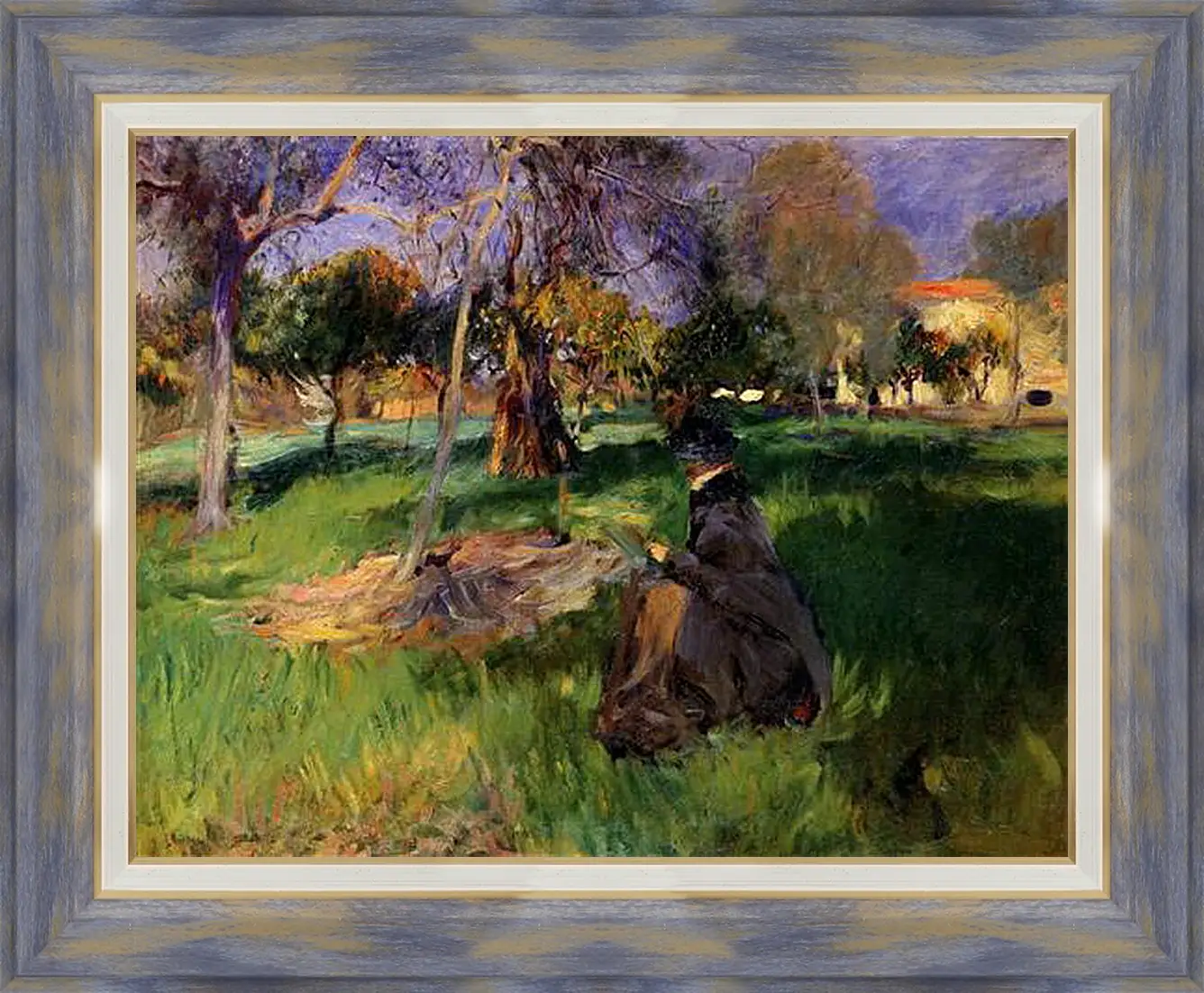 Картина в раме - In a Garden - In the Orchard. Джон Сингер Сарджент