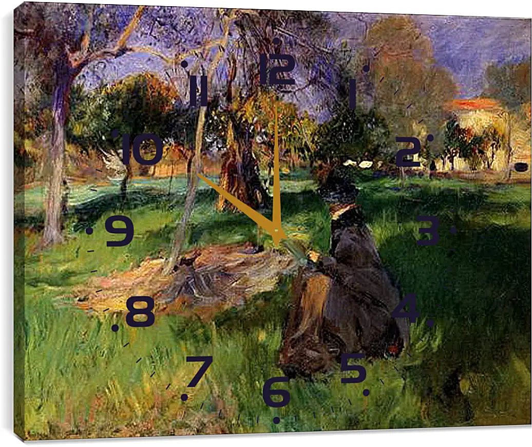 Часы картина - In a Garden - In the Orchard. Джон Сингер Сарджент