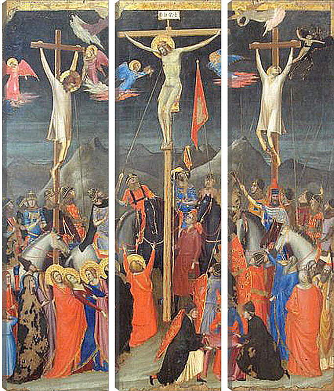Модульная картина - Crucifixion - Распятие. Джотто ди Бондоне
