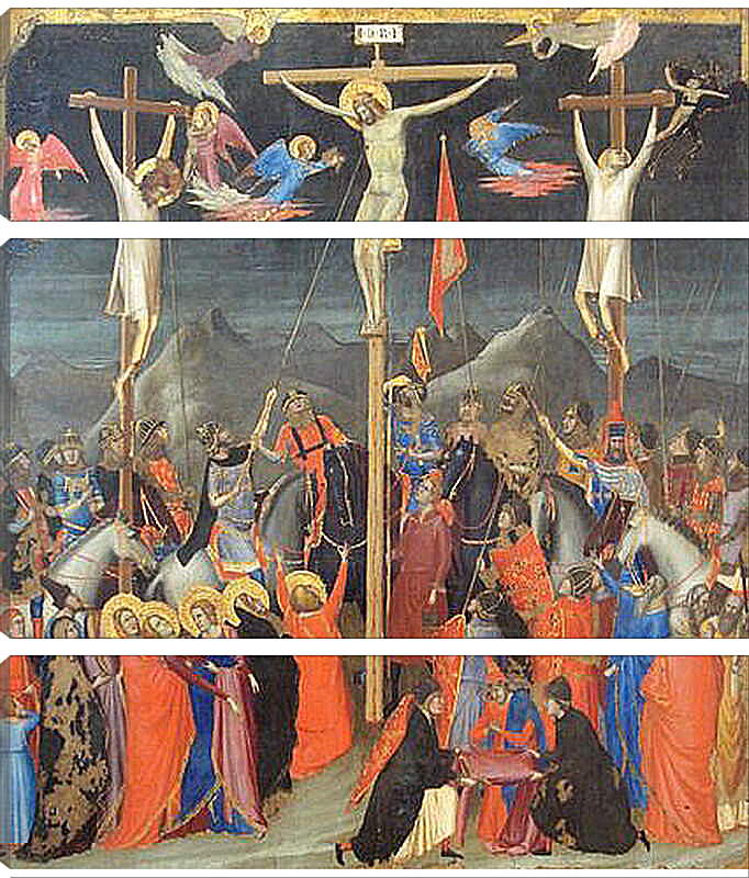 Модульная картина - Crucifixion - Распятие. Джотто ди Бондоне