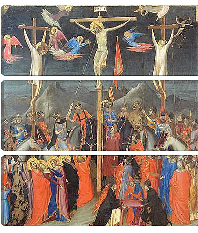 Модульная картина - Crucifixion - Распятие. Джотто ди Бондоне