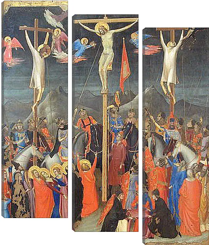 Модульная картина - Crucifixion - Распятие. Джотто ди Бондоне