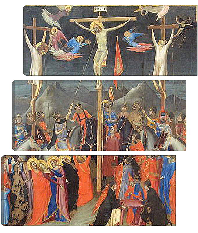 Модульная картина - Crucifixion - Распятие. Джотто ди Бондоне
