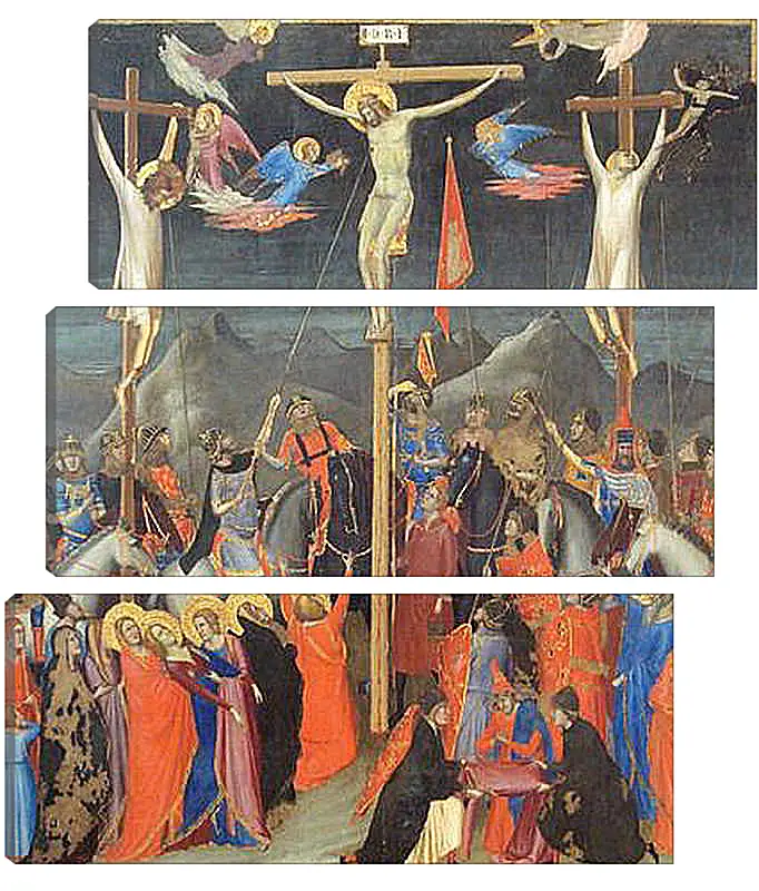 Модульная картина - Crucifixion - Распятие. Джотто ди Бондоне