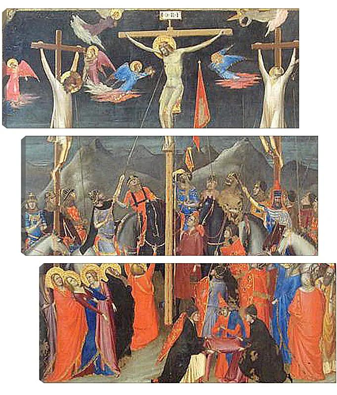Модульная картина - Crucifixion - Распятие. Джотто ди Бондоне