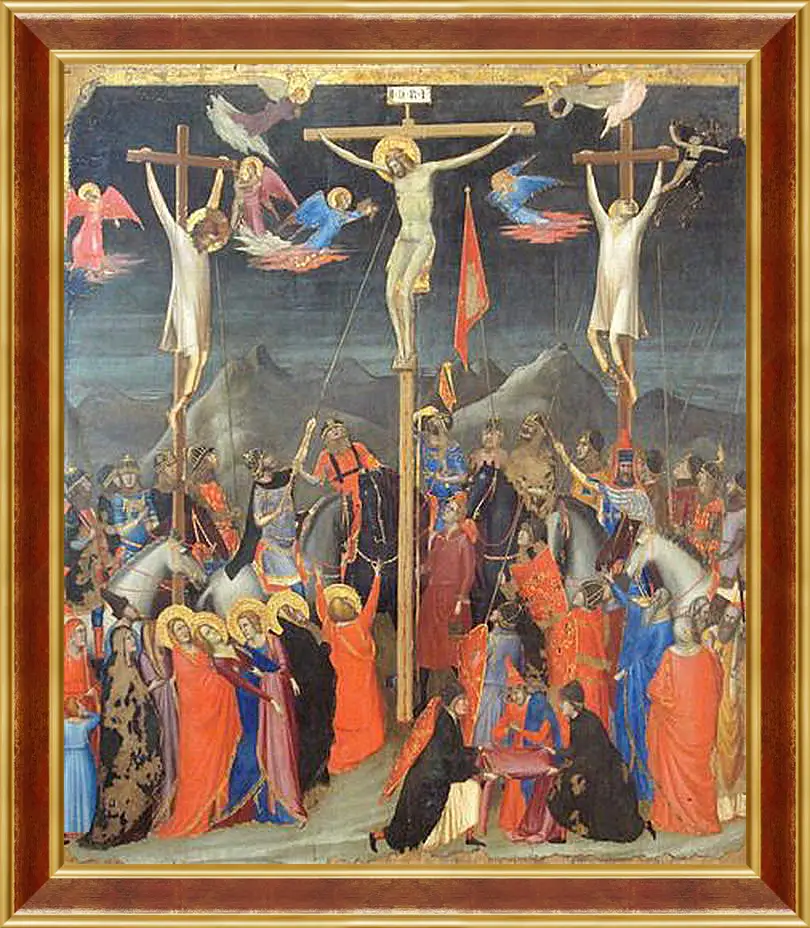 Картина в раме - Crucifixion - Распятие. Джотто ди Бондоне
