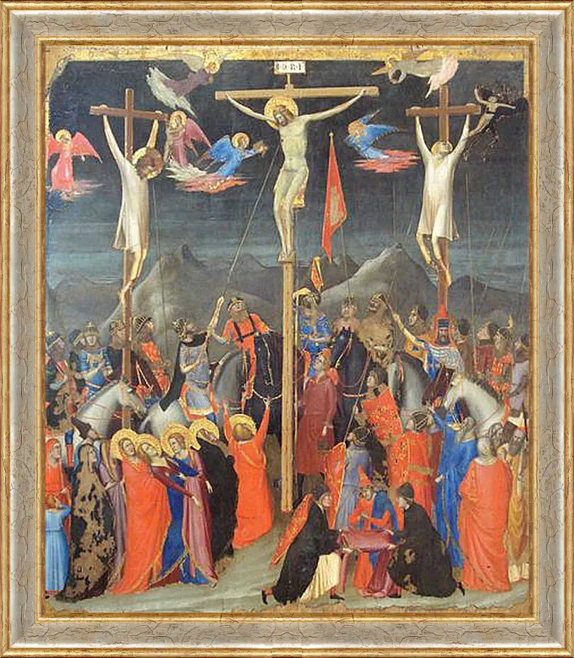 Картина в раме - Crucifixion - Распятие. Джотто ди Бондоне
