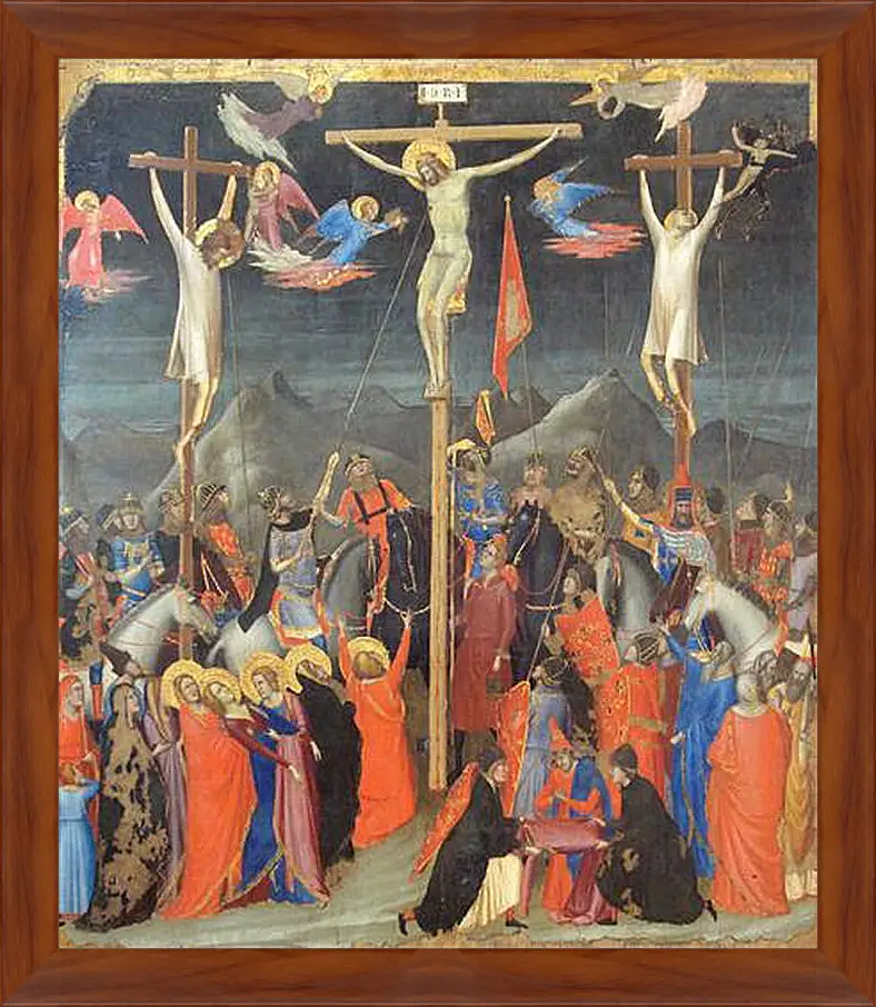 Картина в раме - Crucifixion - Распятие. Джотто ди Бондоне