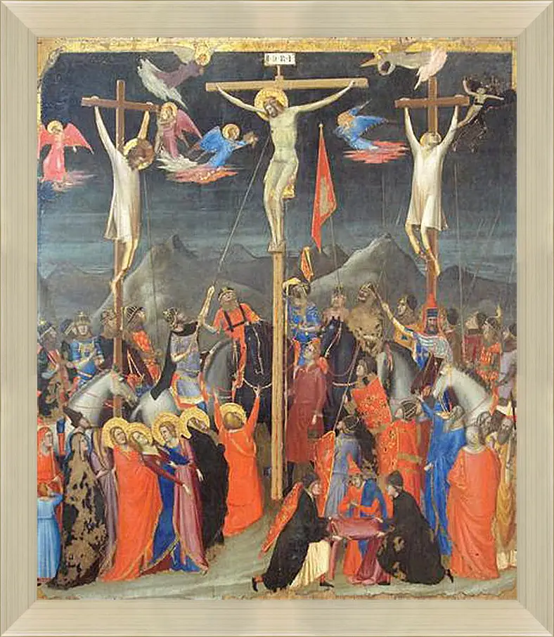 Картина в раме - Crucifixion - Распятие. Джотто ди Бондоне