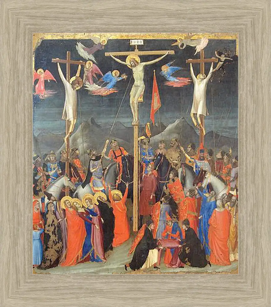 Картина в раме - Crucifixion - Распятие. Джотто ди Бондоне