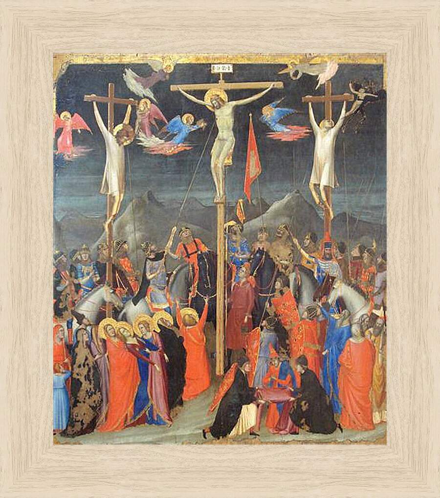 Картина в раме - Crucifixion - Распятие. Джотто ди Бондоне
