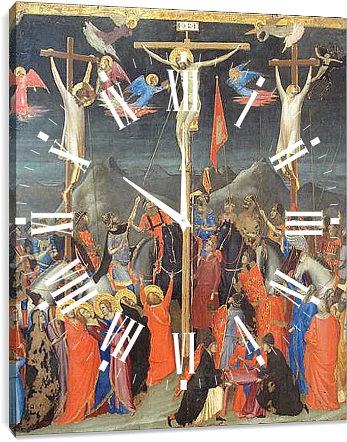 Часы картина - Crucifixion - Распятие. Джотто ди Бондоне