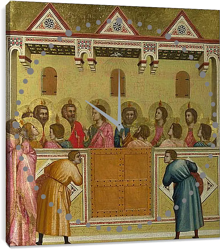Часы картина - Pentecost. Джотто ди Бондоне