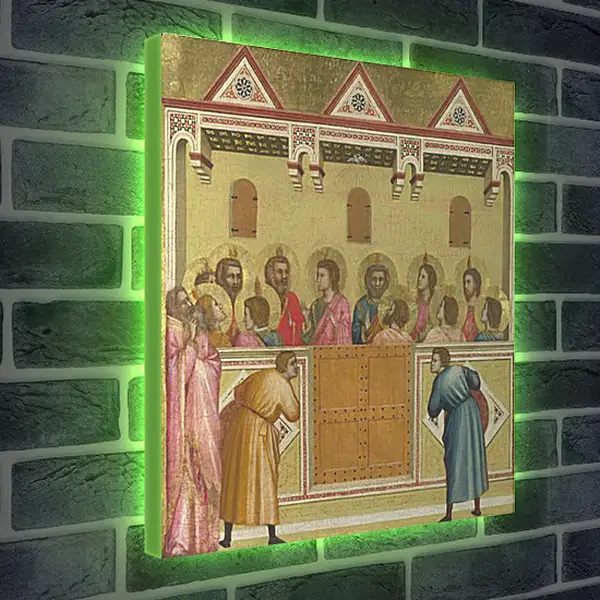 Лайтбокс световая панель - Pentecost. Джотто ди Бондоне