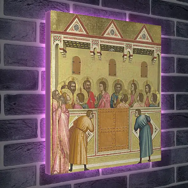 Лайтбокс световая панель - Pentecost. Джотто ди Бондоне