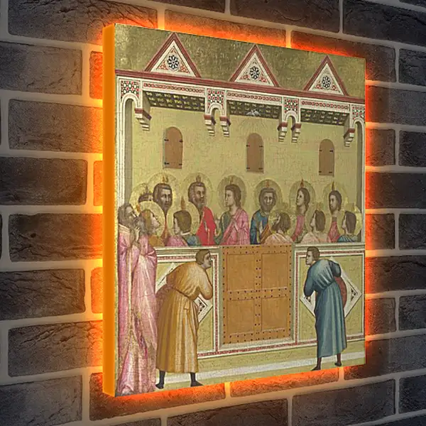 Лайтбокс световая панель - Pentecost. Джотто ди Бондоне