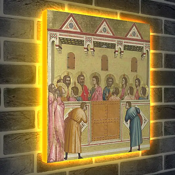 Лайтбокс световая панель - Pentecost. Джотто ди Бондоне