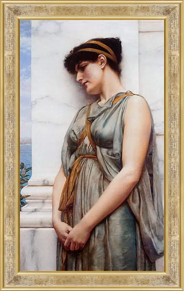 Картина в раме - Grecian Reverie. Джон Уильям Годвард