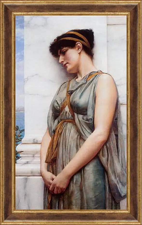Картина в раме - Grecian Reverie. Джон Уильям Годвард