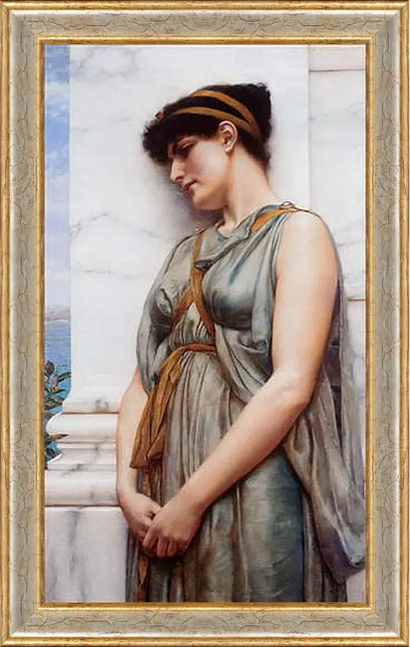 Картина в раме - Grecian Reverie. Джон Уильям Годвард