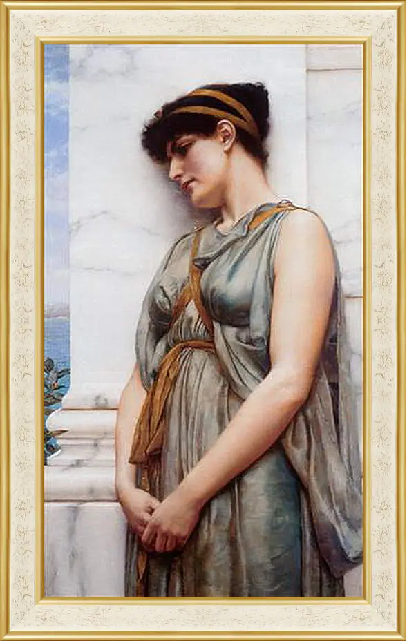 Картина в раме - Grecian Reverie. Джон Уильям Годвард
