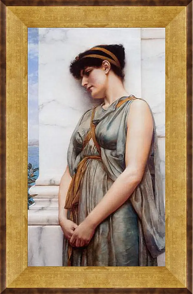 Картина в раме - Grecian Reverie. Джон Уильям Годвард
