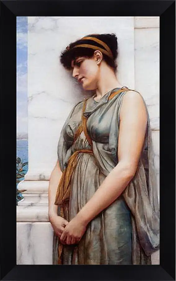 Картина в раме - Grecian Reverie. Джон Уильям Годвард