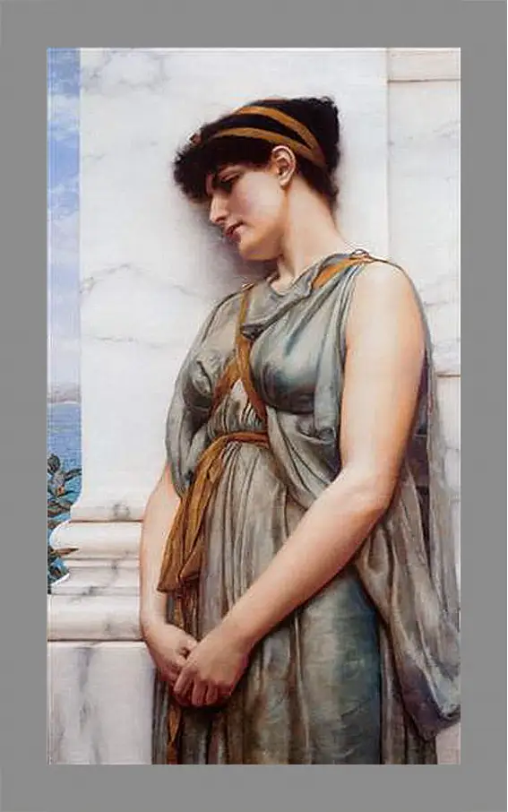 Картина в раме - Grecian Reverie. Джон Уильям Годвард